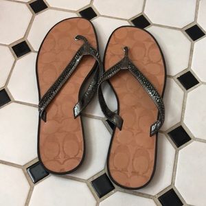 Barely worn Coach sandals